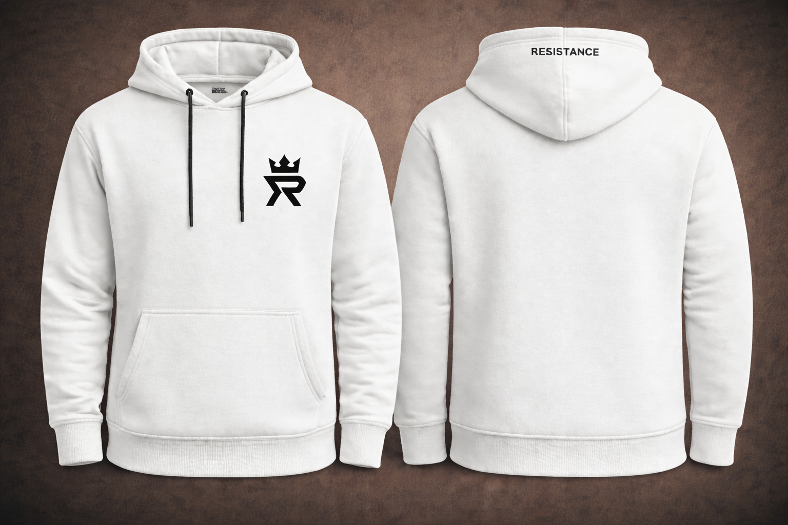 Hoodie Black & White